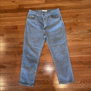 Abercrombie & Fitch the Ankle Straight Ultra High Rise Curve Love